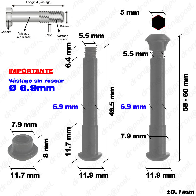 Color RC DronePost®